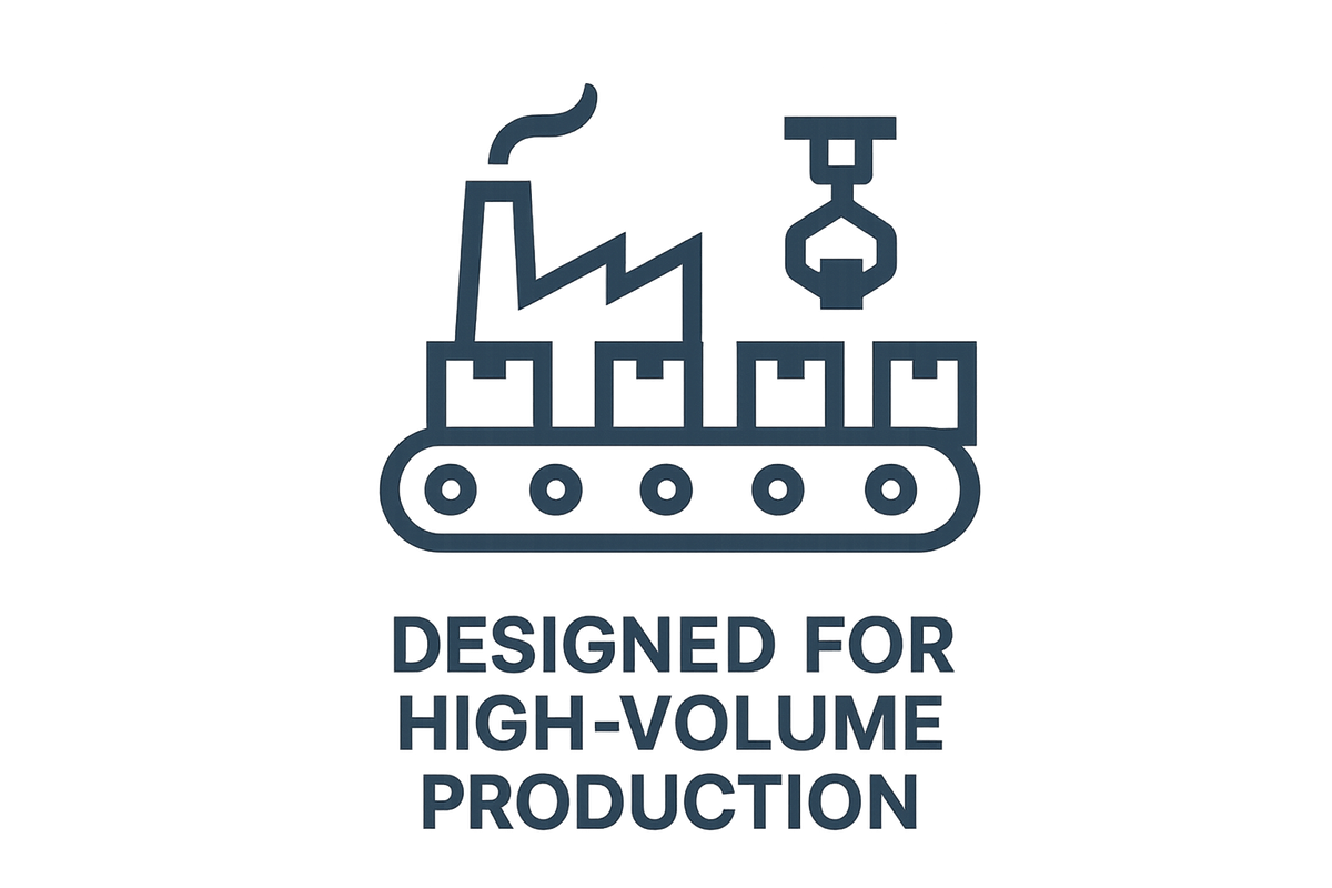 Designed for High-Volume Production Icon